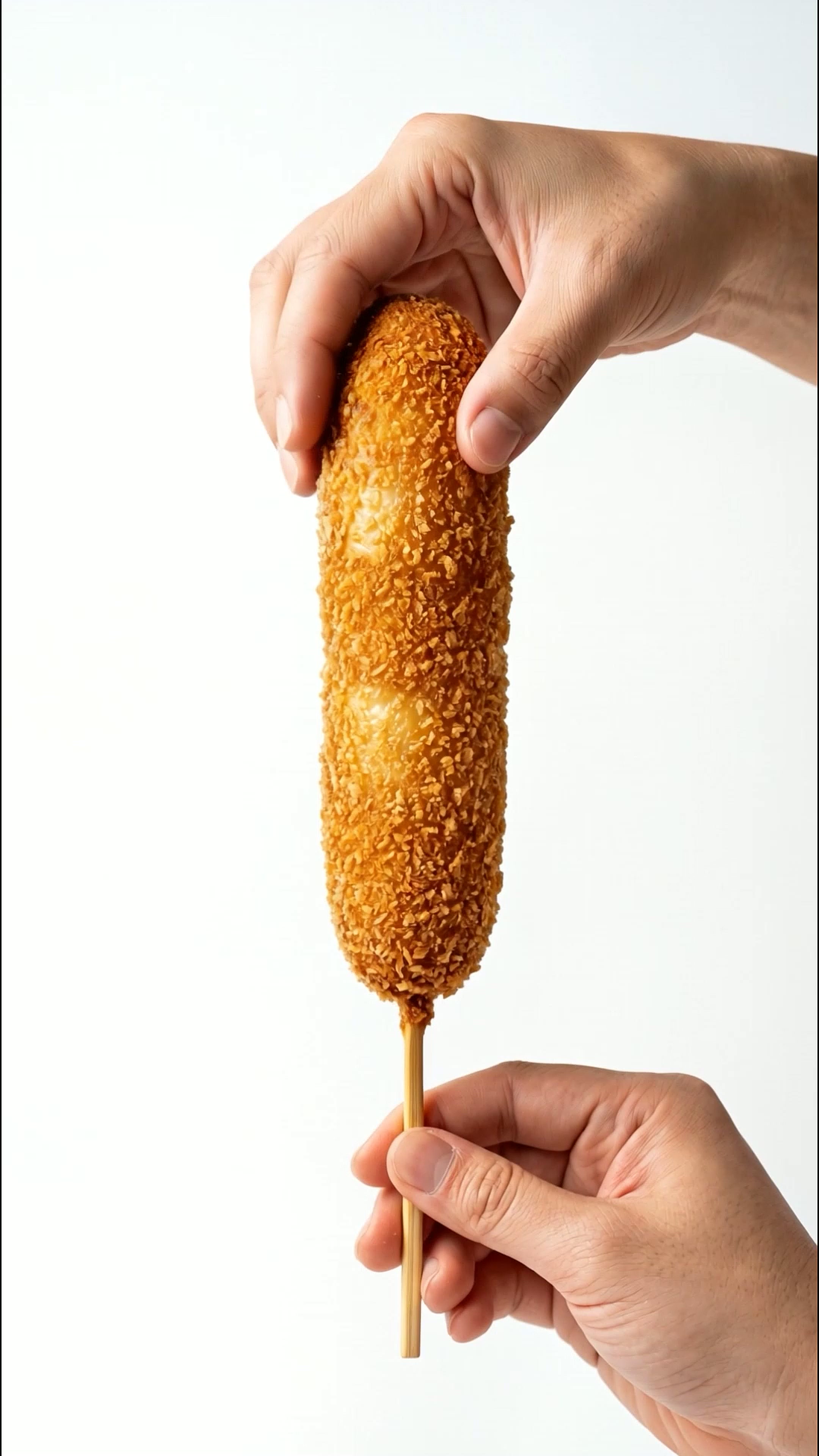 Crispy Mozzarella Corn Dog