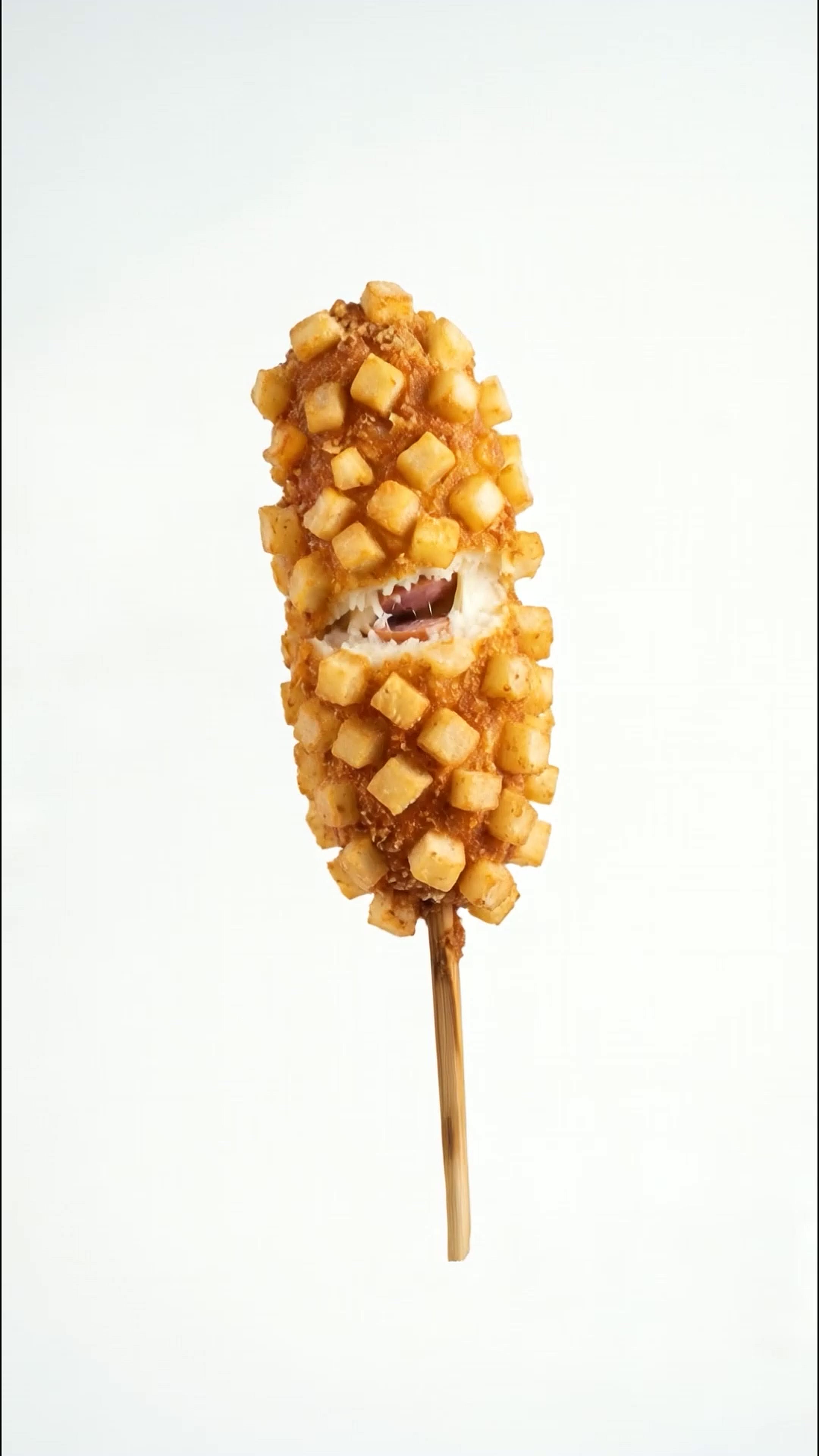Potato Mozzarella Corn Dog